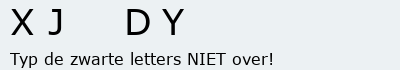 Bevestigingscode