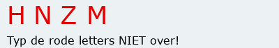 Bevestigingscode
