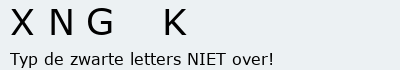 Bevestigingscode