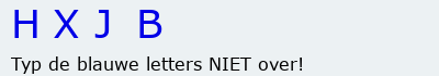 Bevestigingscode