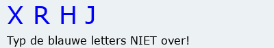 Bevestigingscode