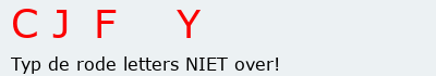 Bevestigingscode