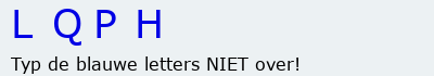 Bevestigingscode