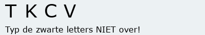 Bevestigingscode