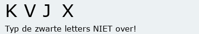 Bevestigingscode