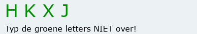 Bevestigingscode
