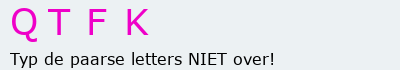 Bevestigingscode