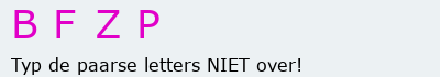 Bevestigingscode