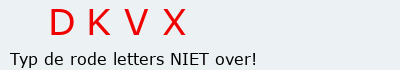 Bevestigingscode