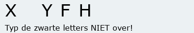 Bevestigingscode