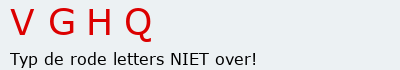 Bevestigingscode