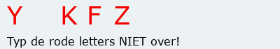 Bevestigingscode