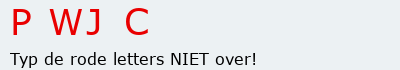 Bevestigingscode