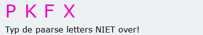Bevestigingscode