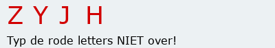 Bevestigingscode