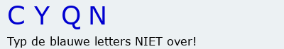 Bevestigingscode