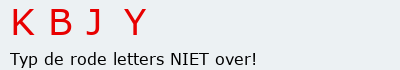 Bevestigingscode