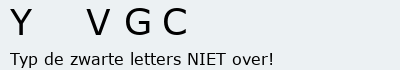 Bevestigingscode