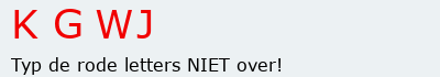 Bevestigingscode
