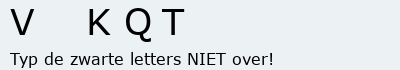 Bevestigingscode