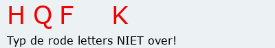 Bevestigingscode