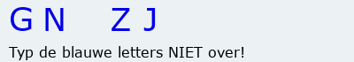 Bevestigingscode