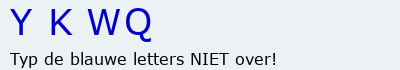 Bevestigingscode
