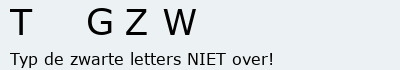 Bevestigingscode