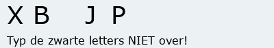 Bevestigingscode