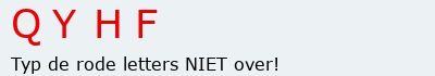Bevestigingscode