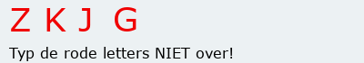 Bevestigingscode