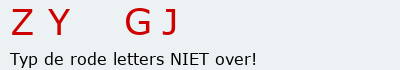 Bevestigingscode