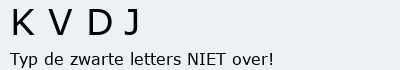 Bevestigingscode