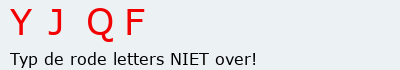 Bevestigingscode
