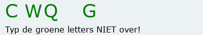 Bevestigingscode