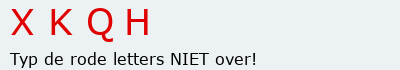 Bevestigingscode