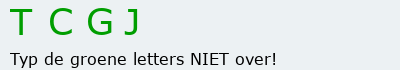 Bevestigingscode