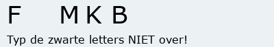 Bevestigingscode
