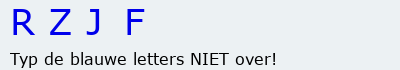Bevestigingscode