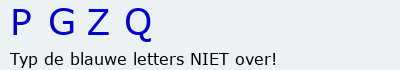 Bevestigingscode