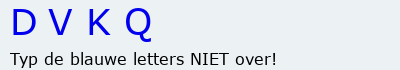 Bevestigingscode