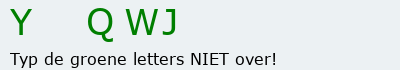 Bevestigingscode