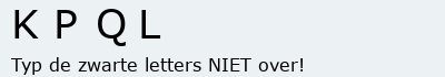 Bevestigingscode