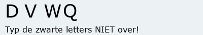 Bevestigingscode