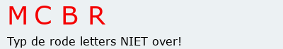 Bevestigingscode