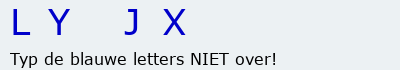 Bevestigingscode