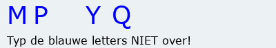 Bevestigingscode