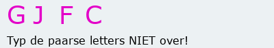 Bevestigingscode
