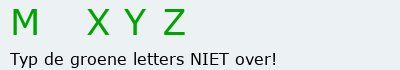 Bevestigingscode