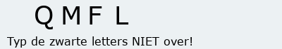 Bevestigingscode